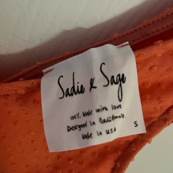 Sadie x Sage orange tank top - Picture 4 of 4